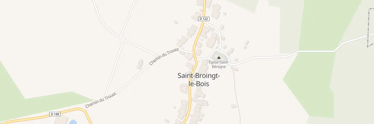 Plan du 4 Rue Rente Gabrielle à Saint-Broingt-le-Bois