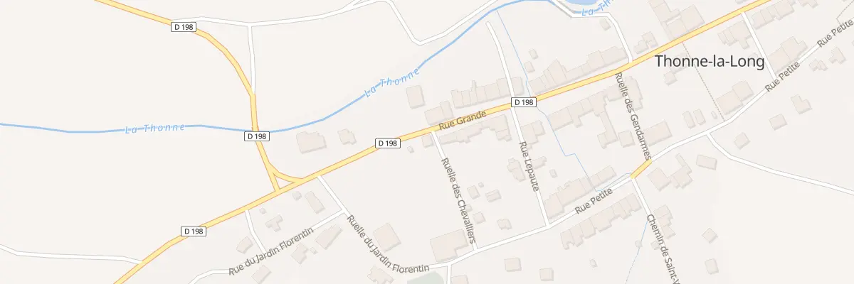 Plan du 2 Rue Grande à Thonne-la-Long