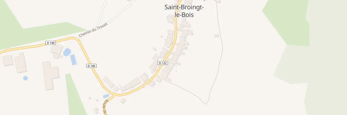 Plan du 27 Rue Rente Gabrielle à Saint-Broingt-le-Bois