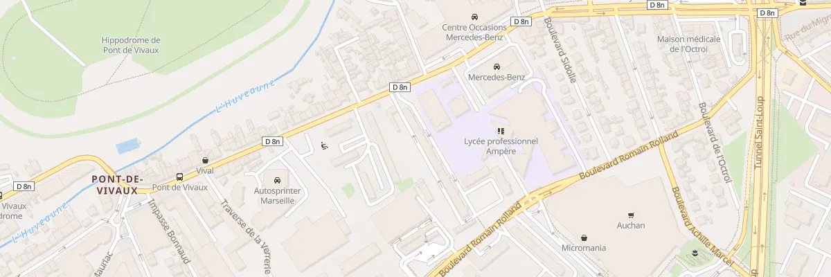 Plan du 86 Bd de Pont de Vivaux à Marseille 3e Arrondissement