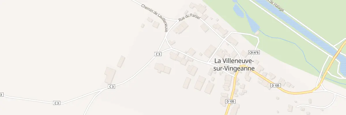 Plan du 9 Rue de Chaume (Villeneuve) à Montigny-Mornay-Villeneuve-sur-Vingeanne