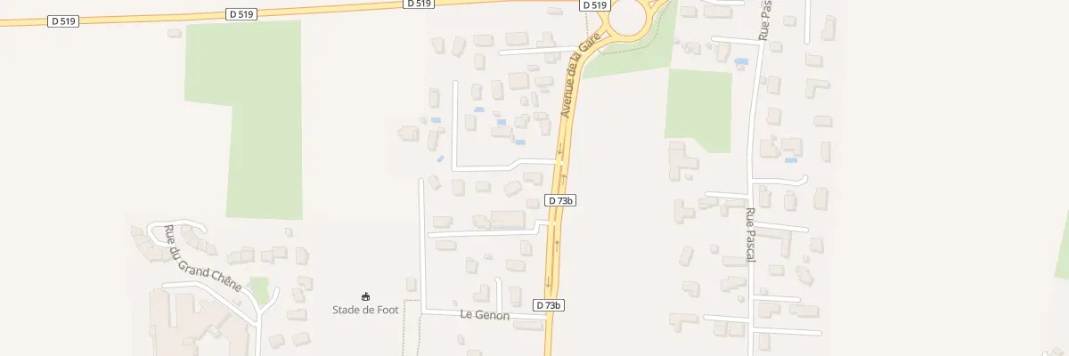 Plan du 1 Lot le Clos de Genon à Izeaux
