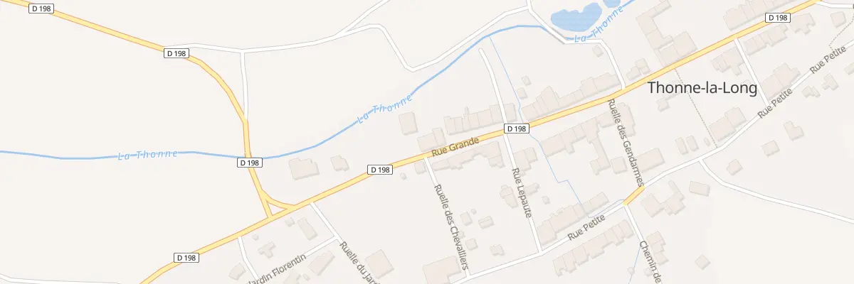 Plan du 5 Rue Grande à Thonne-la-Long