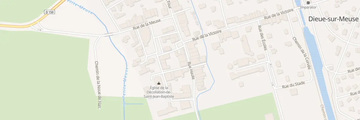 Plan du 6 Rue Haute à Dieue-sur-Meuse