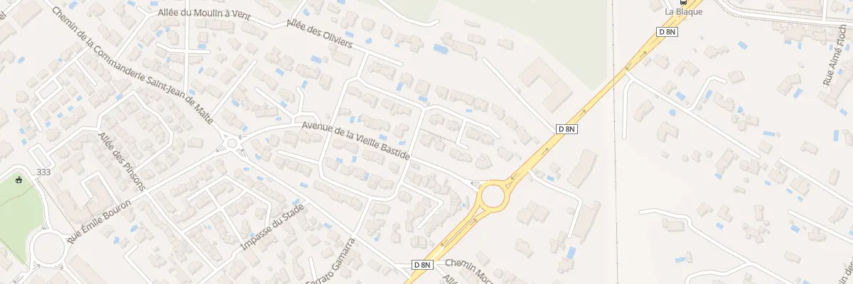 Plan du 135 All des Amandiers Luynes à Aix-en-Provence