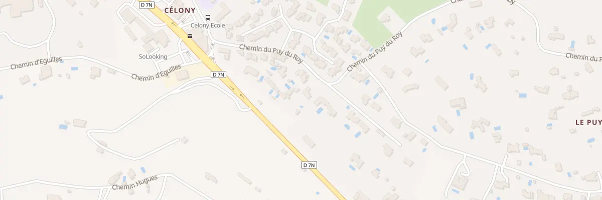 Plan du 9133 Che du Puy du Roy à Aix-en-Provence