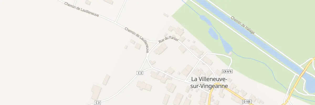 Plan du 9 Rue du Panier (Villeneuve) à Montigny-Mornay-Villeneuve-sur-Vingeanne