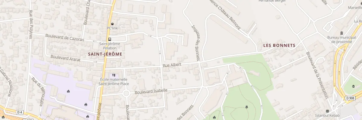 Plan du 17B Rue albert à Marseille 13e Arrondissement