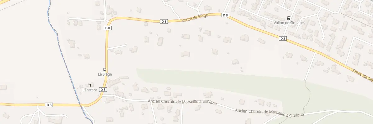 Plan du 1197B Rte de Siege à Simiane-Collongue
