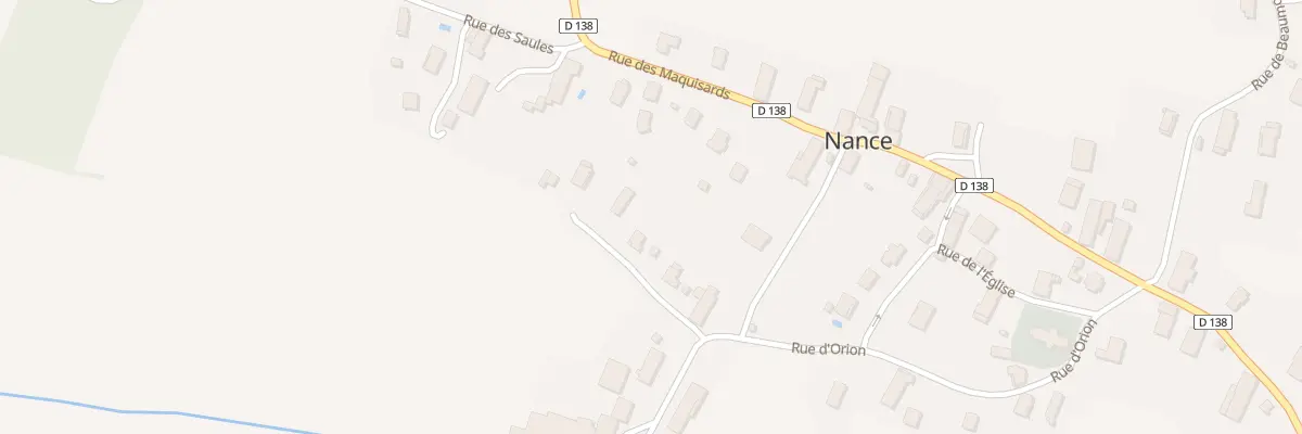 Plan du 10 Rue du Champ Bouthioz à Nance