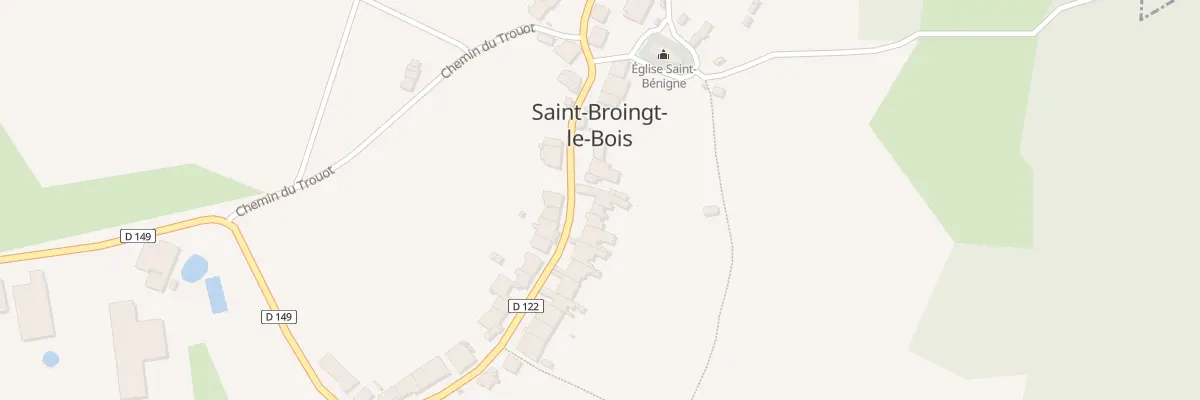 Plan du 15 Rue Rente Gabrielle à Saint-Broingt-le-Bois