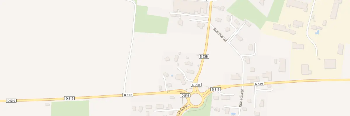 Plan du 699A Av de la Gare à Izeaux