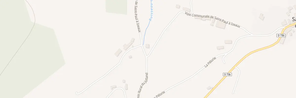 Plan du 696 Le Marron à Saint-Paul-d’Izeaux