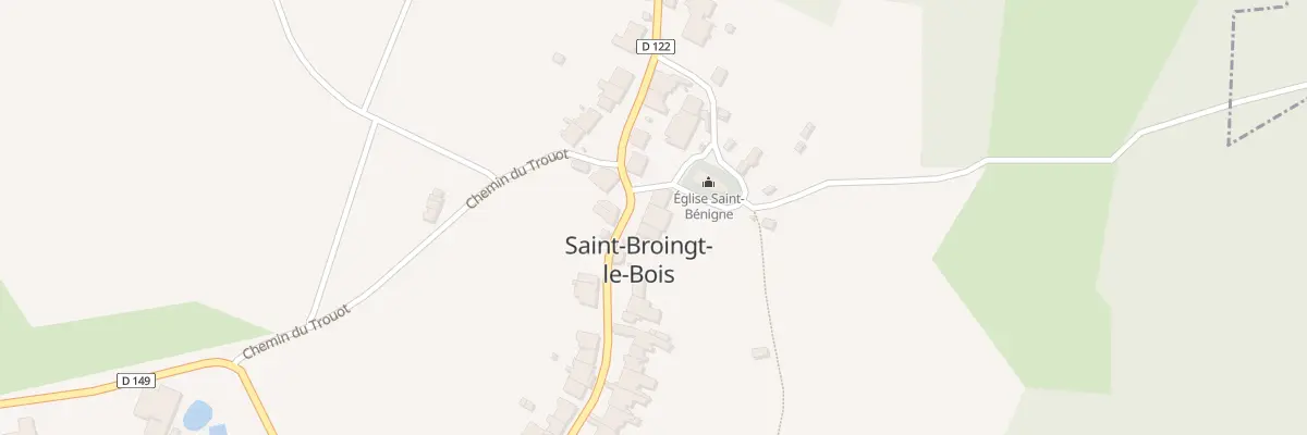 Plan du 3 Rue Rente Gabrielle à Saint-Broingt-le-Bois