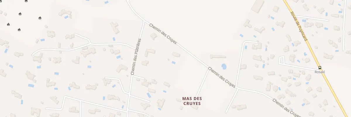 Plan du 665 Che des Cruyes à Aix-en-Provence