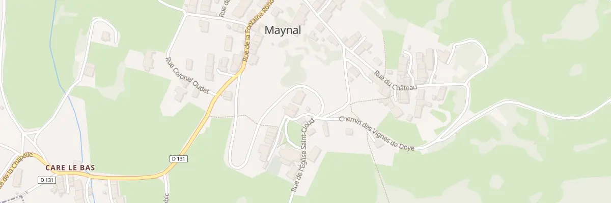 Plan du 3 Mte des Coudrettes à Maynal