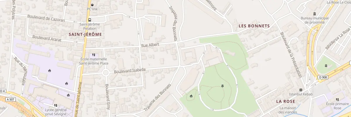 Plan du 31 Bd Isabelle à Marseille 13e Arrondissement