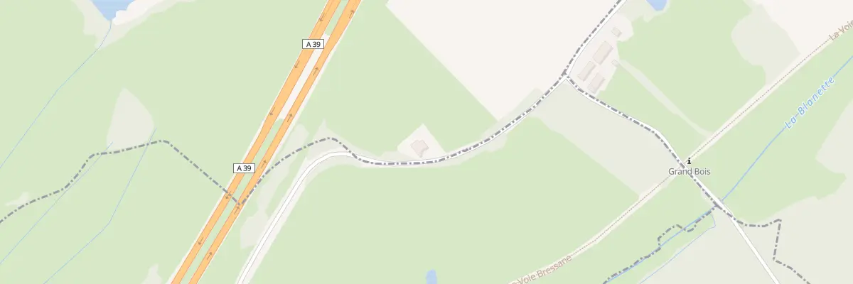 Plan du 5110 Les Grandes Terres à Beaurepaire-en-Bresse