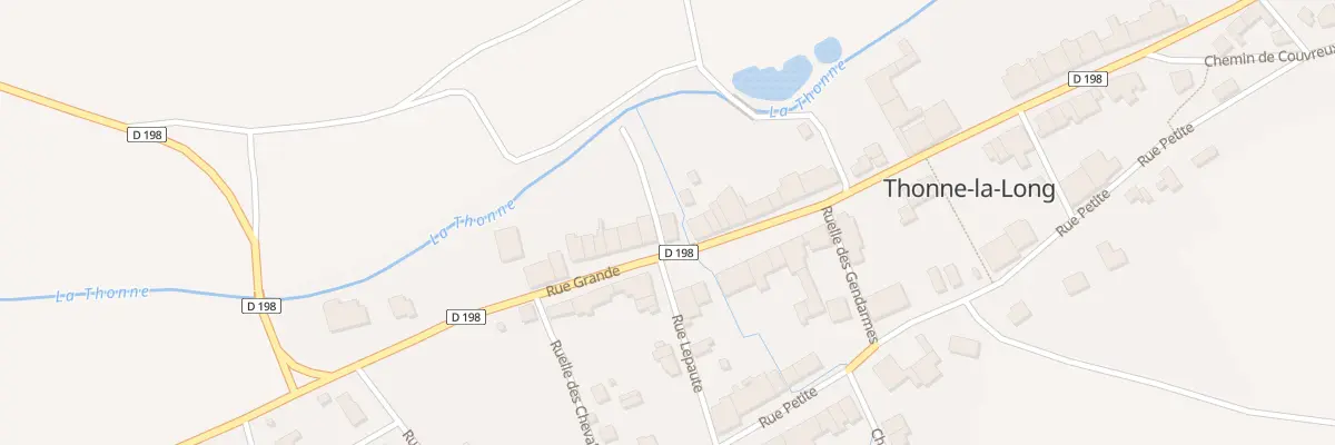 Plan du 21 Rue Grande à Thonne-la-Long