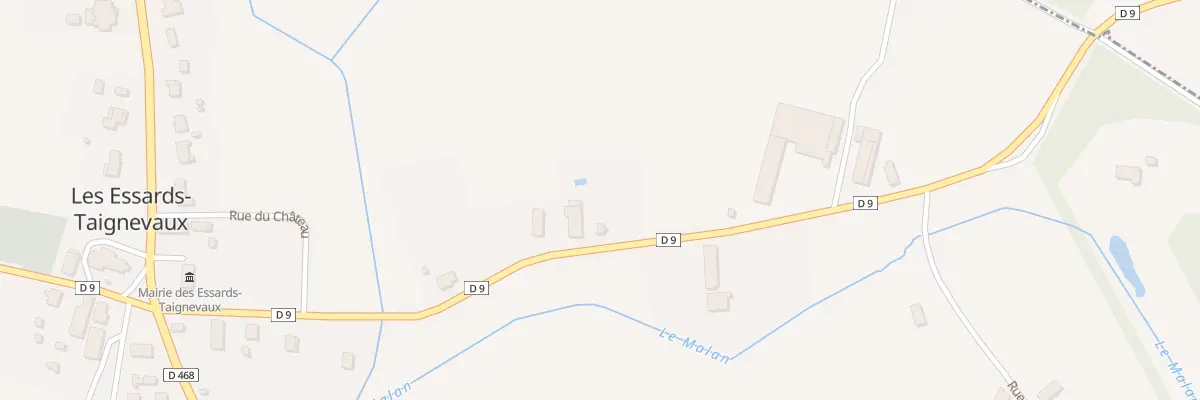 Plan du 5 Rte de Pleure aux Essards-Taignevaux
