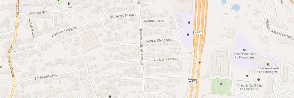 Plan du 37 Bd Ernest Gasquy à Marseille 12e Arrondissement