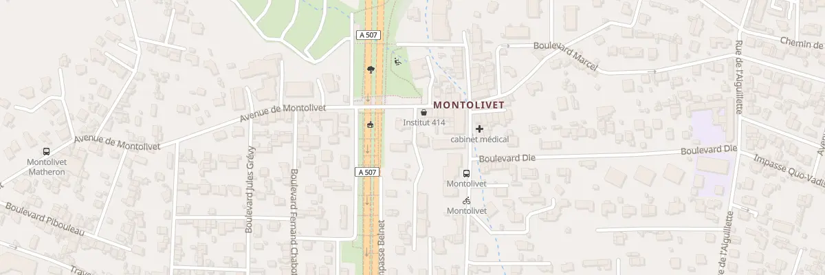 Plan du 408 Av de Montolivet à Marseille 12e Arrondissement