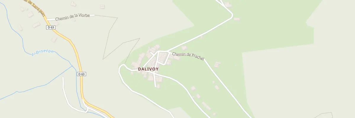 Plan du 30 Che de Prachel à L’Abergement-de-Varey