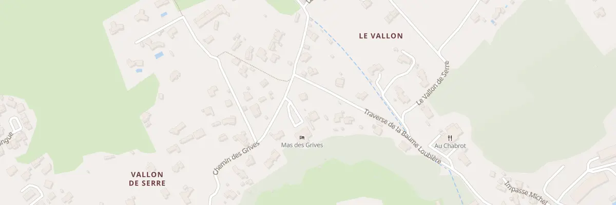 Plan du 123 Tra de la Baume Loubiere à Marseille 13e Arrondissement