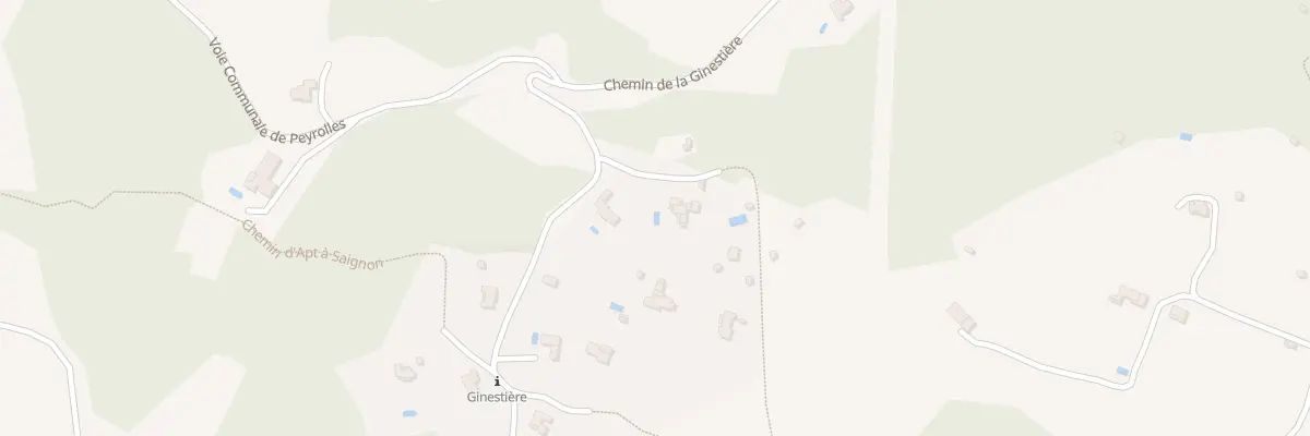 Plan du 1240B Che de la Ginestière à Saignon