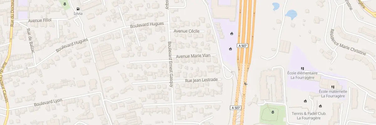 Plan du 4 Av Marie Vian à Marseille 12e Arrondissement