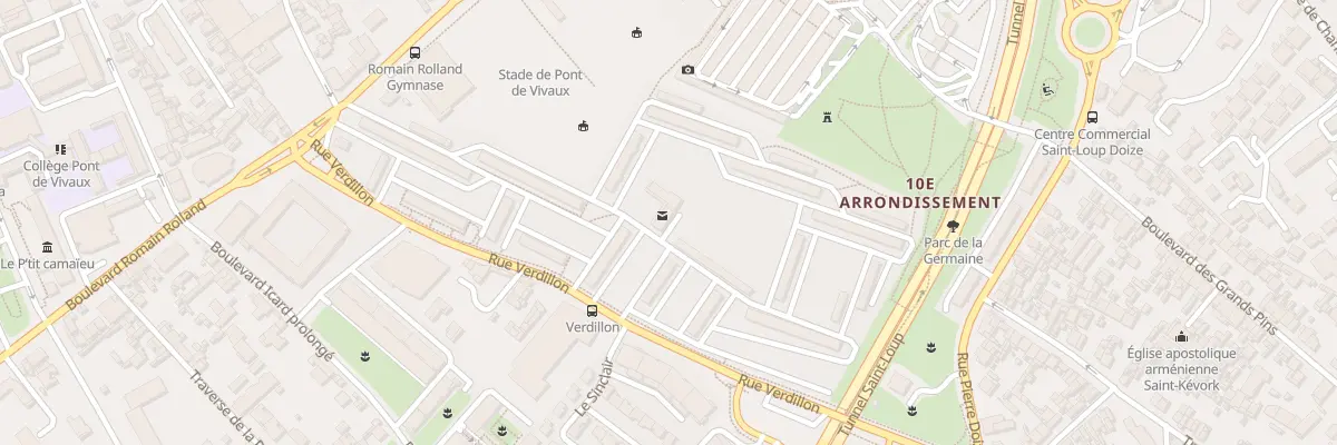 Plan du 123 Bd Romain Rolland à Marseille 10e Arrondissement