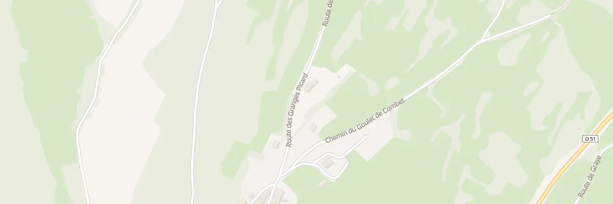 Plan du 140 Rte des Granges Picard à Véria