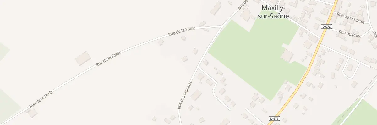 Plan du 9003 Rue des Vigneux à Maxilly-sur-Saône