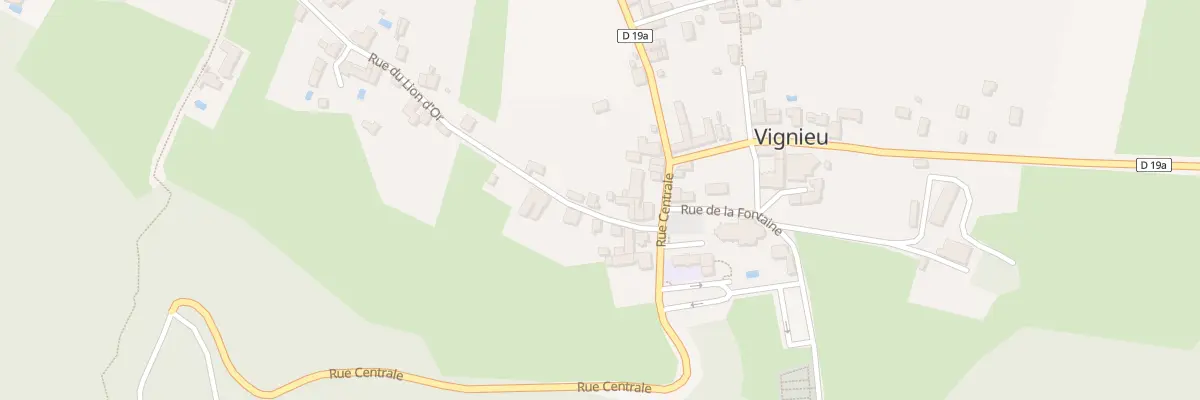 Plan du 40 Rue du Lion d’Or à Vignieu