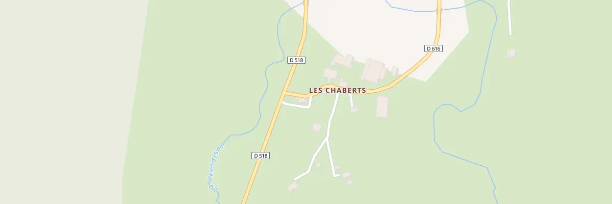 Plan du 30 Rte des Chaberts à Saint-Agnan-en-Vercors