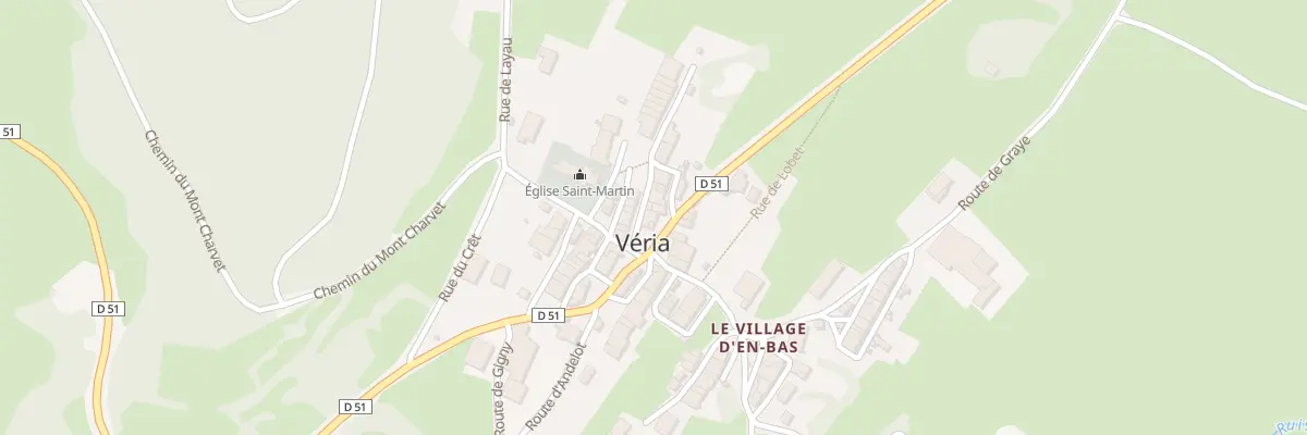 Plan du 205 Rte de Saint Amour à Véria