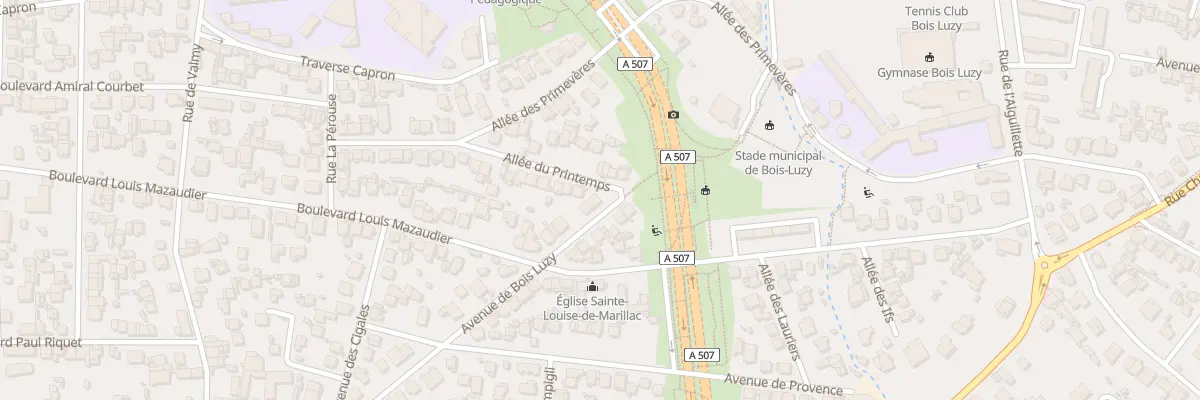 Plan du 55 Av de Bois Luzy à Marseille 12e Arrondissement