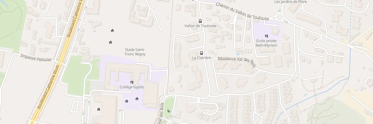 Plan du 9001 Che du Val des Bois à Marseille 9e Arrondissement