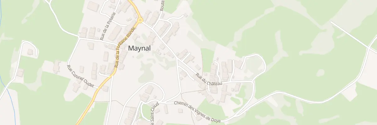 Plan du 12 Rue du Château à Maynal