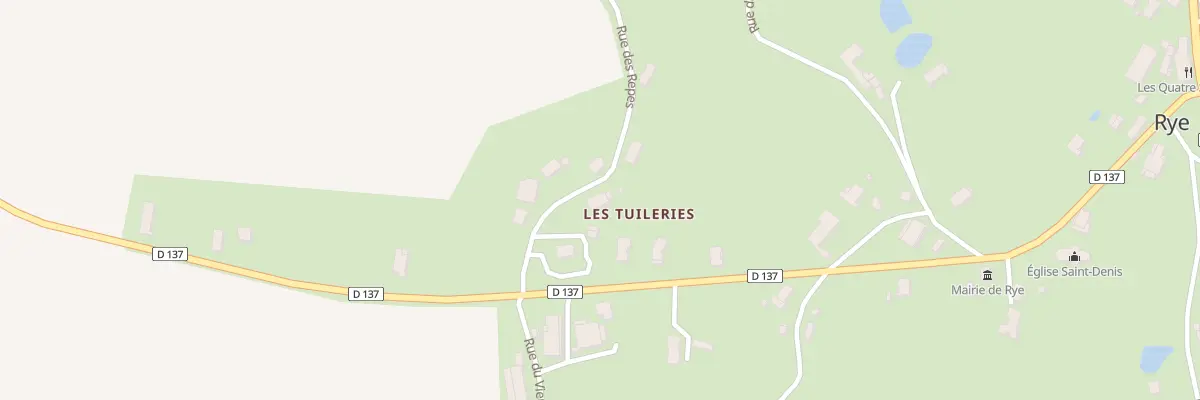 Plan du 2B Rue des Reppes à Rye