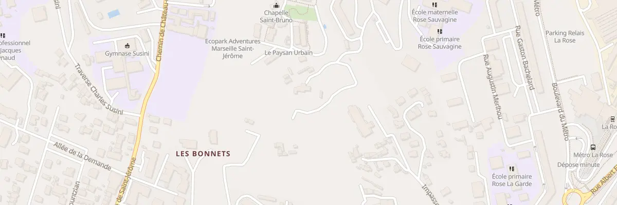 Plan du 5004F Imp des Bonnets à Marseille 13e Arrondissement