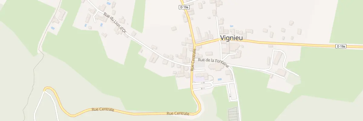 Plan du 20 Rue du Lion d’Or à Vignieu
