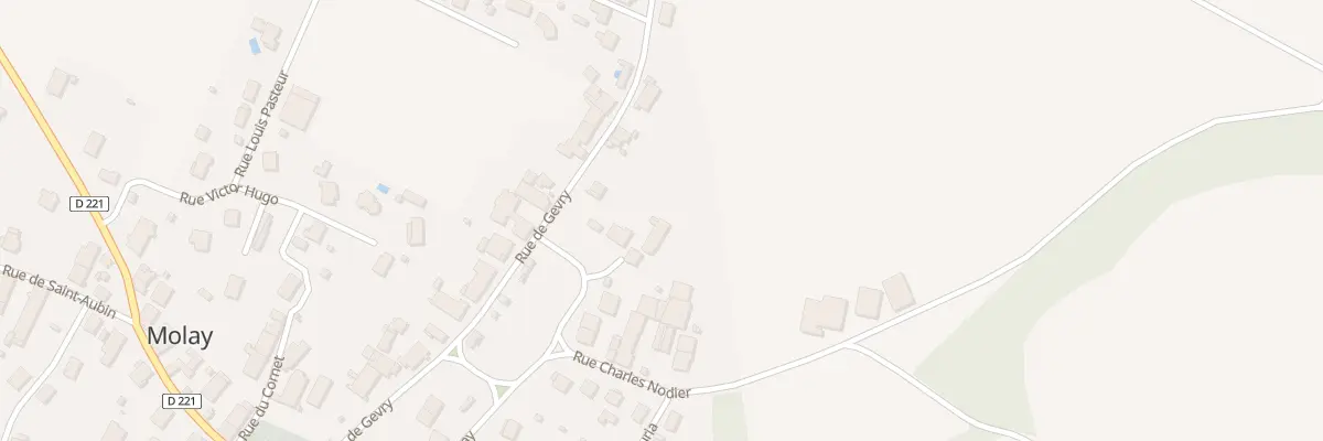 Plan du 22 Rue Jacques de Molay à Molay