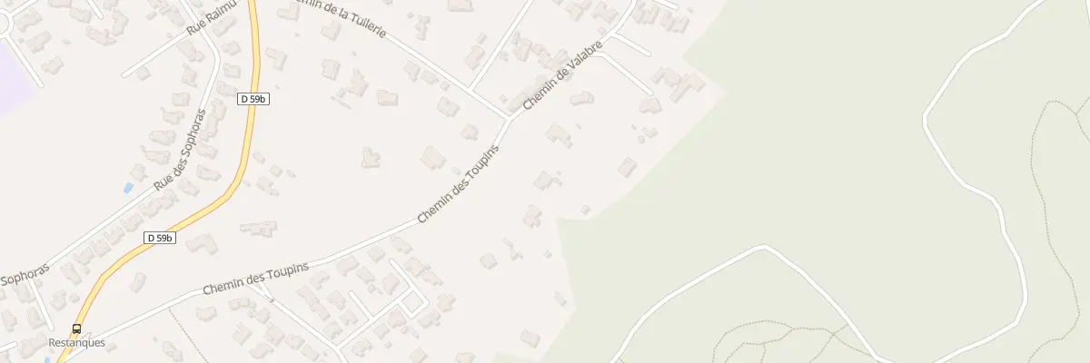 Plan du 462 Che des Toupins A la Gratiane à Bouc-Bel-Air