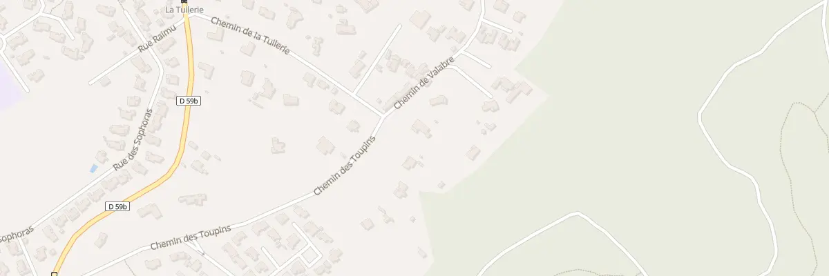 Plan du 484 Che des Toupins A la Gratiane à Bouc-Bel-Air