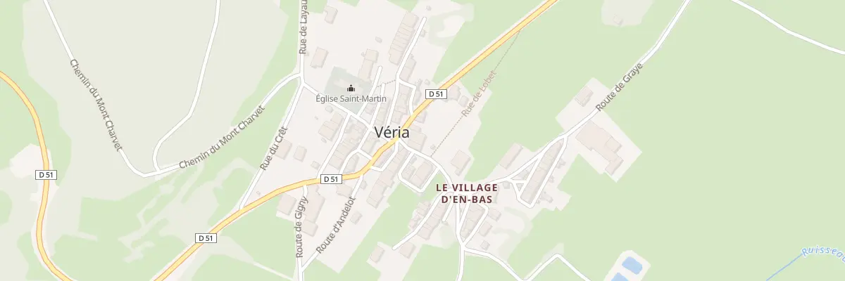 Plan du 25 Rue de Lobet à Véria