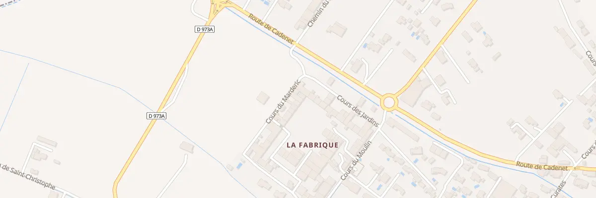 Plan du 130 Crs du Marderic à Villelaure