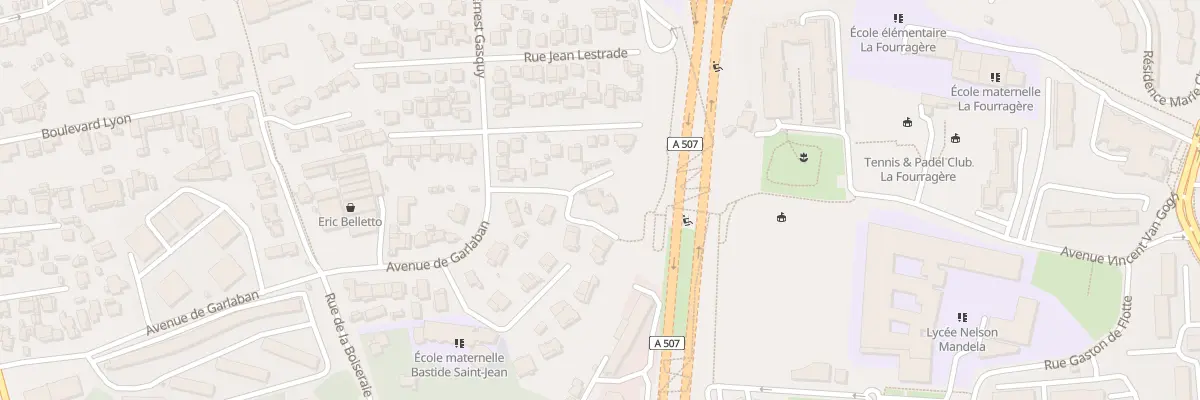 Plan du 15 Rue de Millepertuis à Marseille 12e Arrondissement