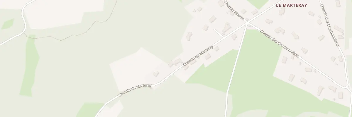 Plan du 792 Che du Marteray à Sermérieu