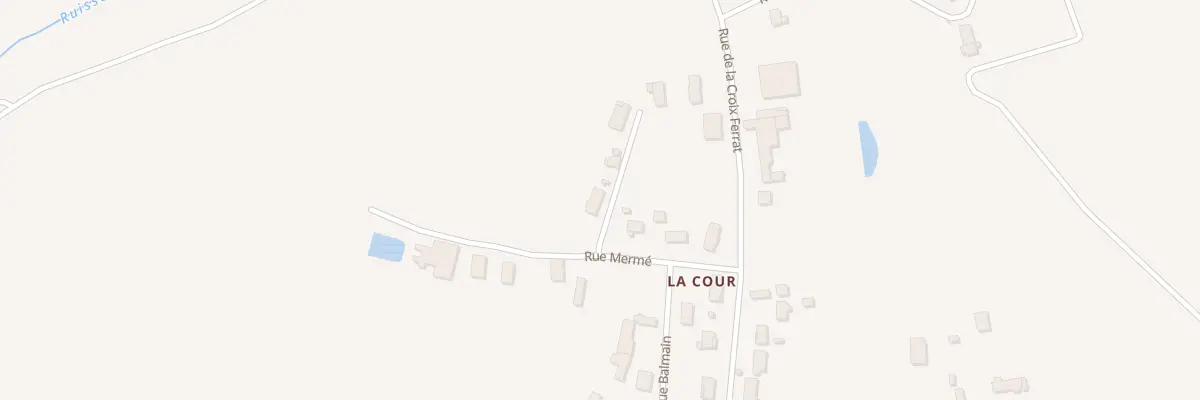 Plan du 144A Rue Merme Ham de la Cour à Auxonne